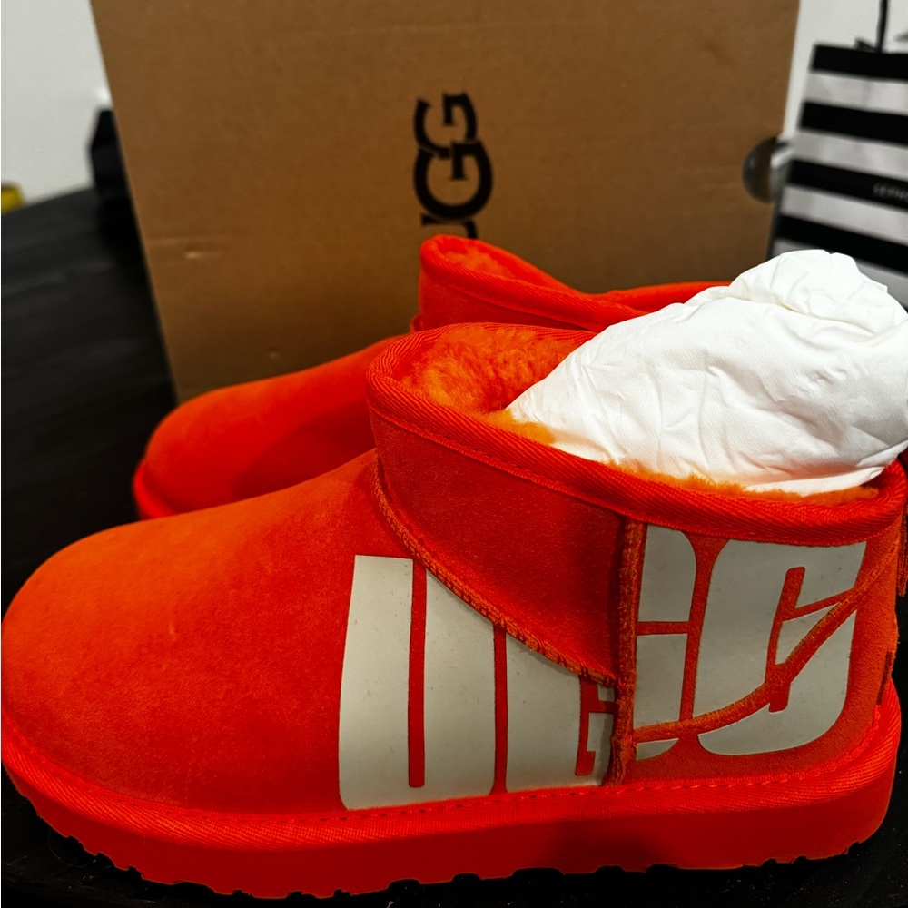 Mini Orange Ugg boot